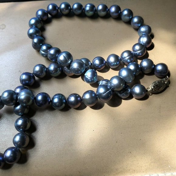 Freshwater Cultured Pearl Necklace Bracelet and Earrings SET VTG GIFTS HER - Picture 5 of 5